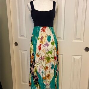 Anthropologie Ric Rac Floral Midi Dress